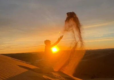 Overnight wild camping merzouga