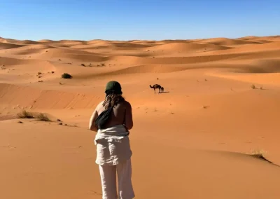 Overnight wild camping merzouga