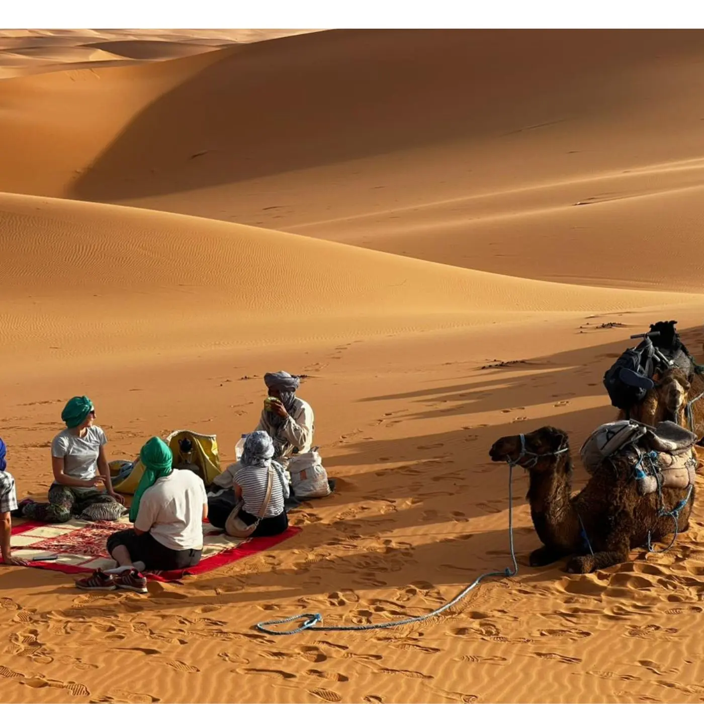 Camping Salvaje Nocturno en el Desierto de Merzouga