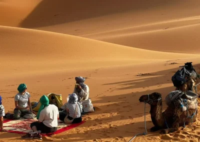 Overnight wild camping merzouga