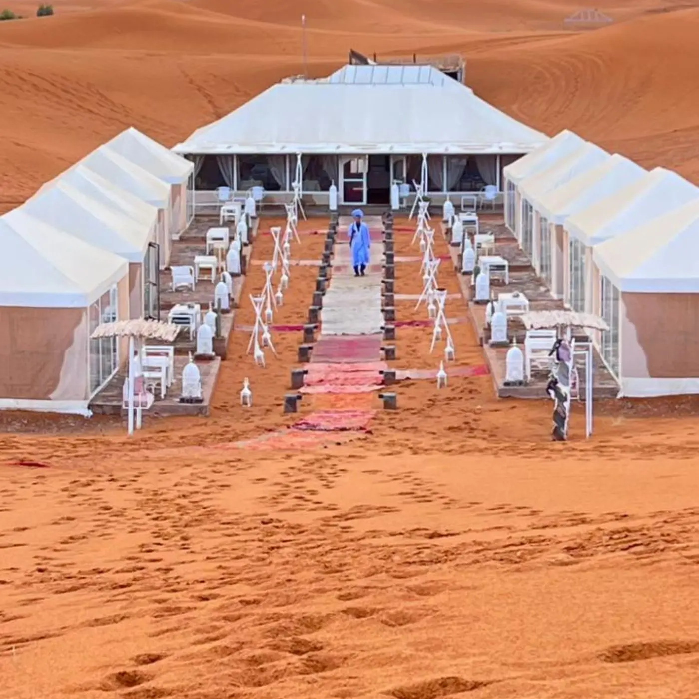 Campamento de lujo en el desierto de Merzouga