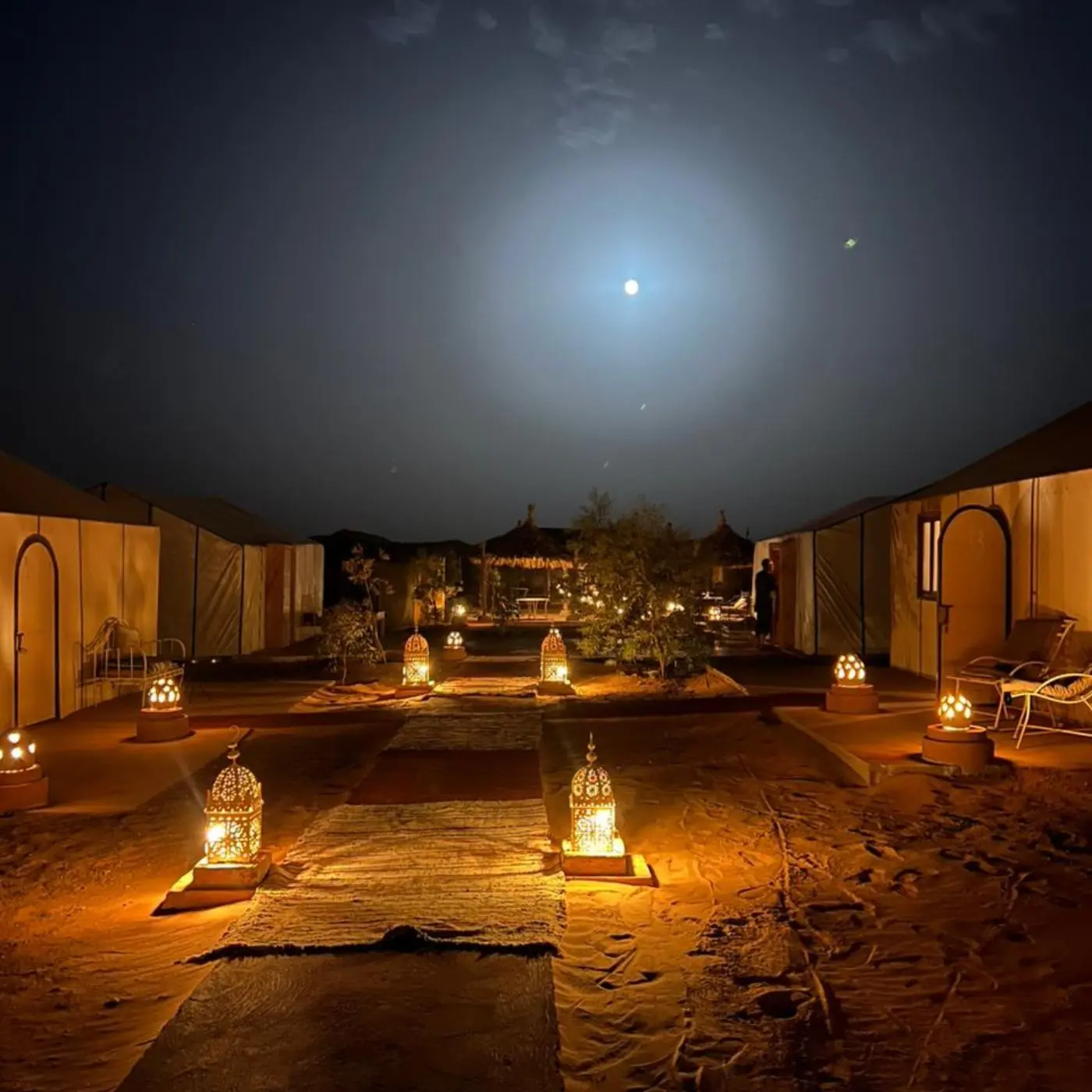 Campamento de lujo en el desierto de Merzouga