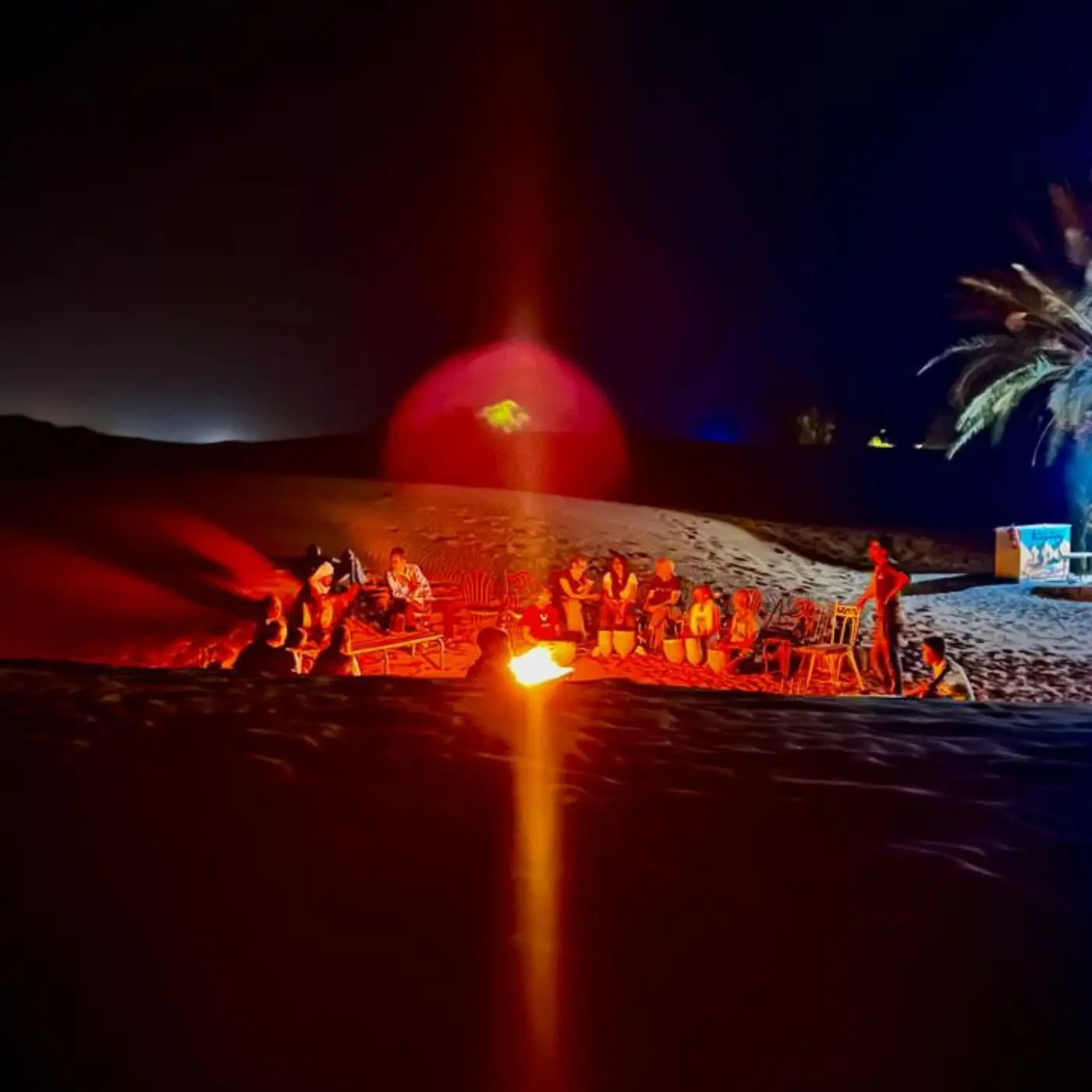 Paseo en camello de 2 noches en el desierto de Merzouga.