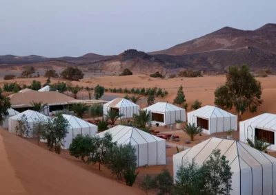 Campamento de lujo en el desierto de Merzouga