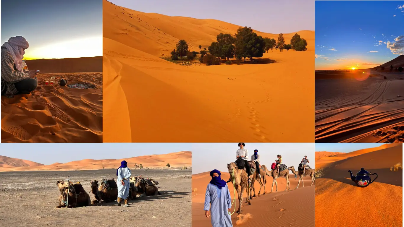 Paseo en camello de 2 noches en el desierto de Merzouga. Paseo en camello de 2 noches en el desierto de Merzouga.