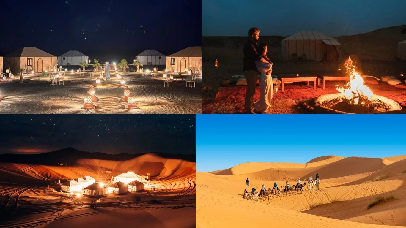 Campamento de lujo en el desierto Campamento de lujo en el desierto
